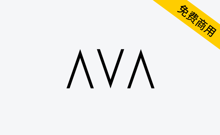 【AVA】CC0协议英文字体 含 280 个字形 支持 10 种语言-链启库 lianqiku.com