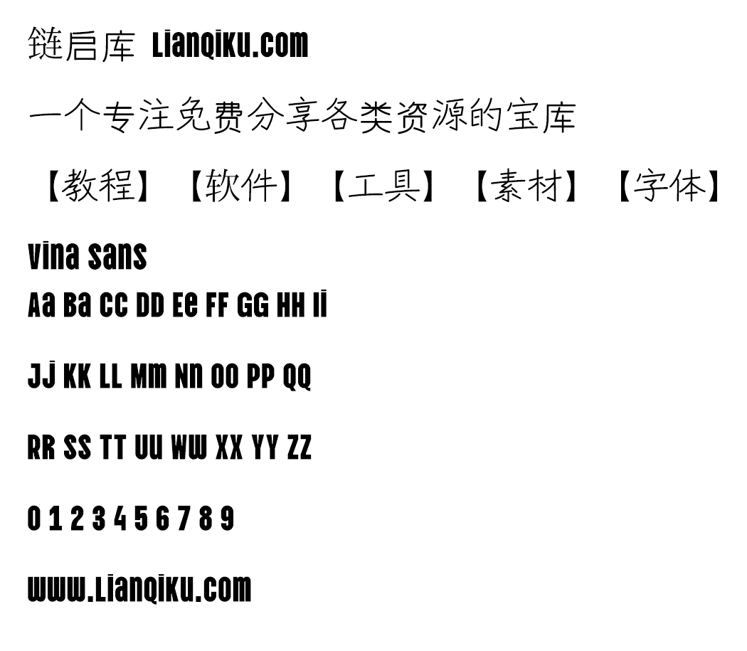 图片[2]-【Vina Sans】来自越南各地的路牌、传单和海报上的字母-链启库 lianqiku.com