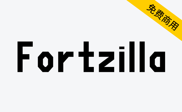 【Fortzilla】SIL OFL协议英文字体 4 种样式和505个字形-链启库 lianqiku.com